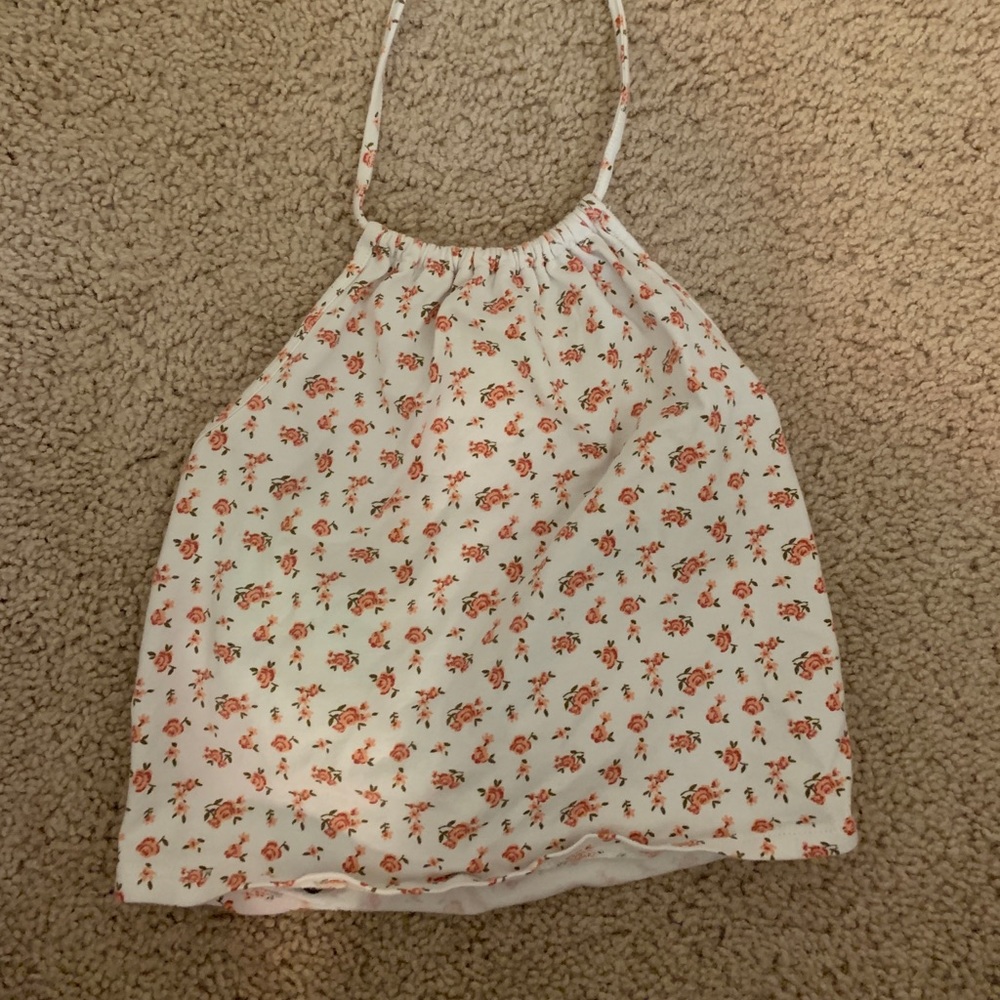 Flower crop top